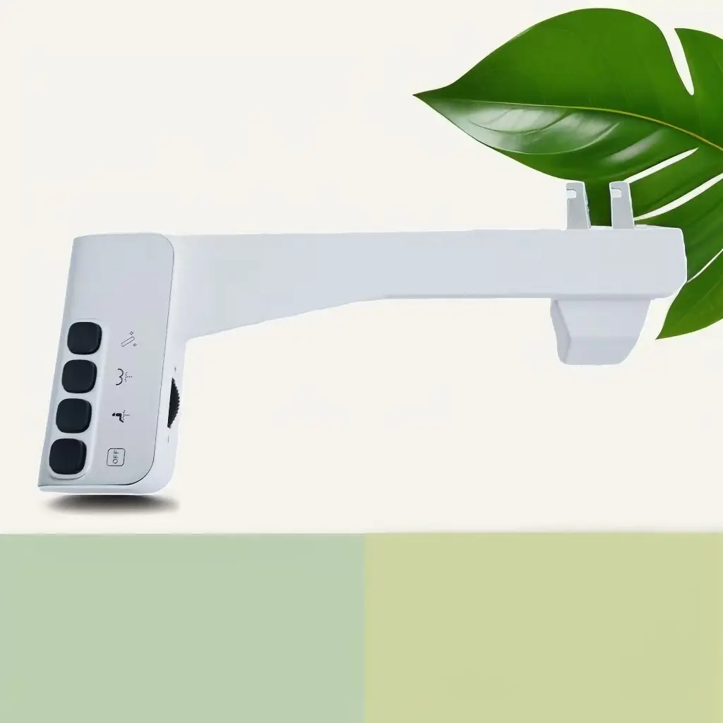 Bidet Attachment With Folding Nozzle