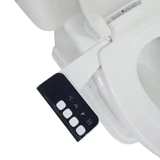 Toilet Bidet Easy to Instal Non-electric Dual Nozzle Fresh Cold Water Spray Bidet Toilet Seat Attachment for Toilet