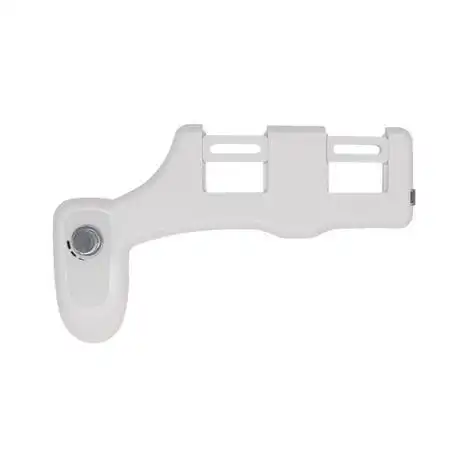 ABS Plastic Toilet Bidet Seat, Brass Valve, Single Nozzle