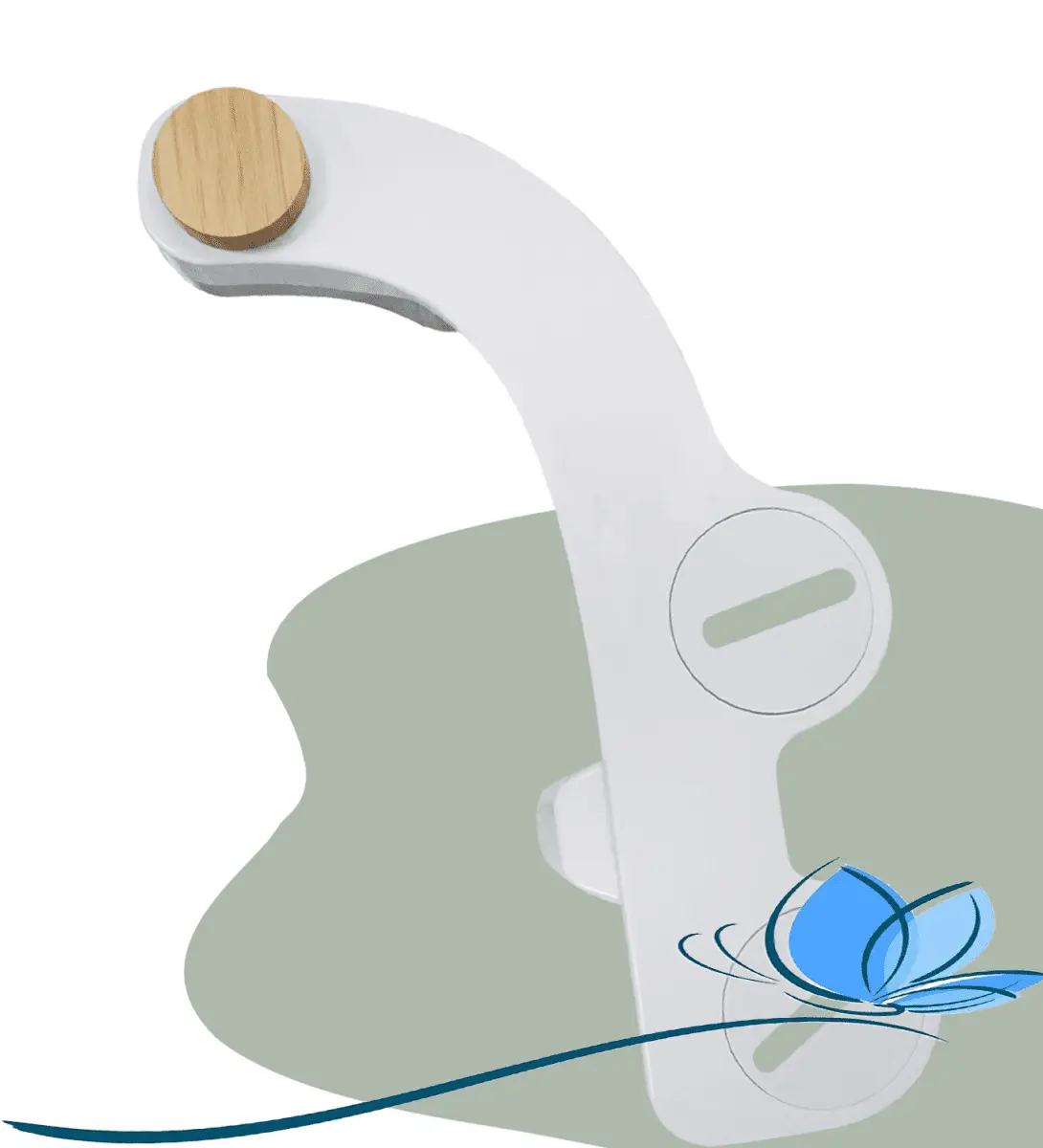 Bidet attachment non electric for toilet