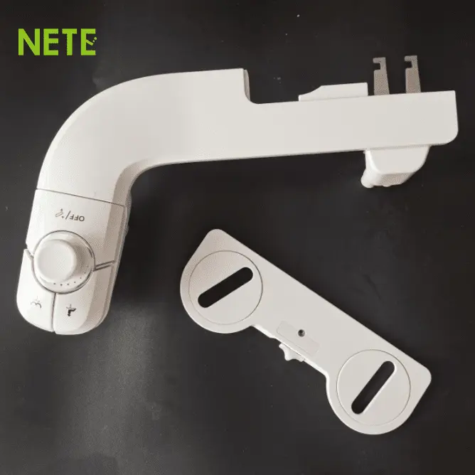 bidet attachment with white button