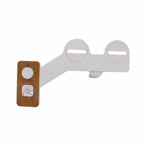 Wooden Panel Bidet with ABS Plastic Bidet Attachment