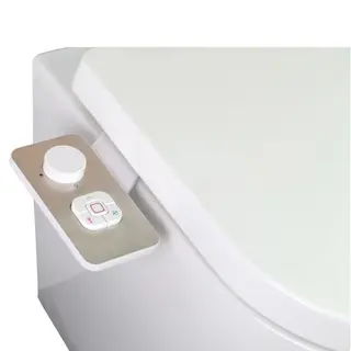 Non-Electrical Black Acrylic Panel Bidet