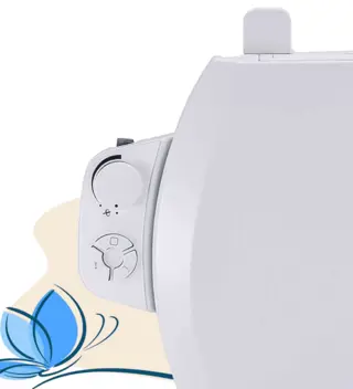 American Elongated Standard Bidet Seat, Press-button bidet