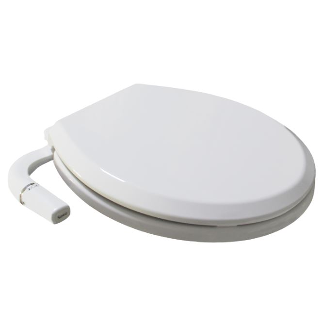 NETE Bidet Toilet Seat Dual Nozzle Wash for Round Toilet