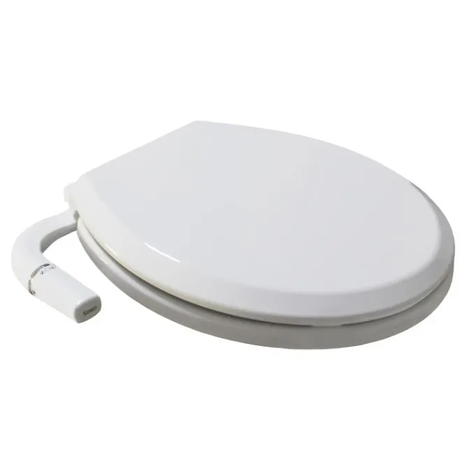 NETE Bidet Toilet Seat Dual Nozzle Wash for Round Toilet