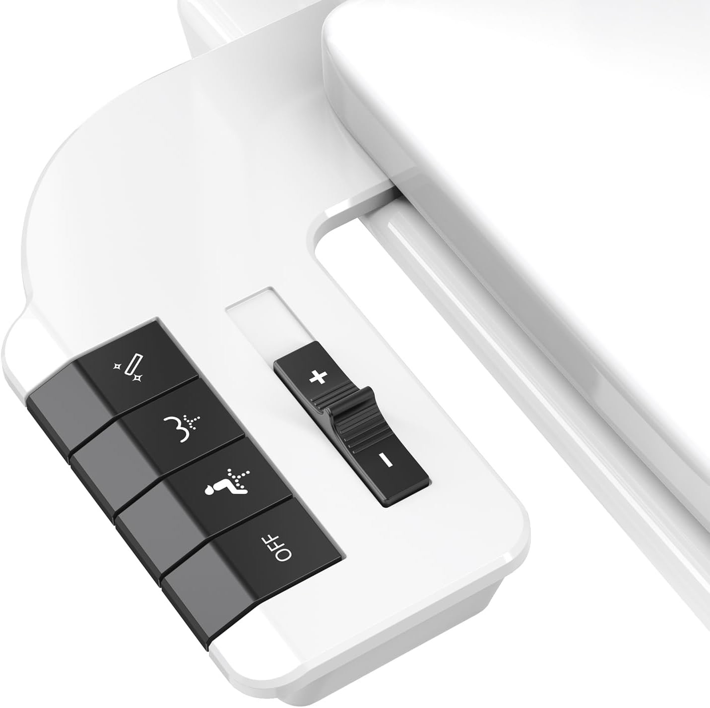 Bidet Toilet Seat Attachment with Pressure Controls
