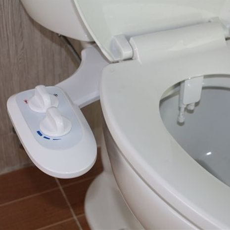 ABS Manual Bidet with Plastic Valve, Plastic Round Knobs