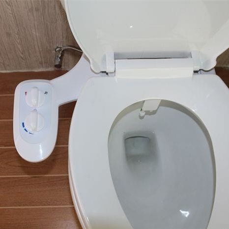 ABS Manual Bidet with Plastic Valve, Plastic Round Knobs