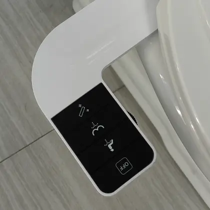 Self Cleaning Bidet Dual Nozzle and Easy Water Pressure Adjustment