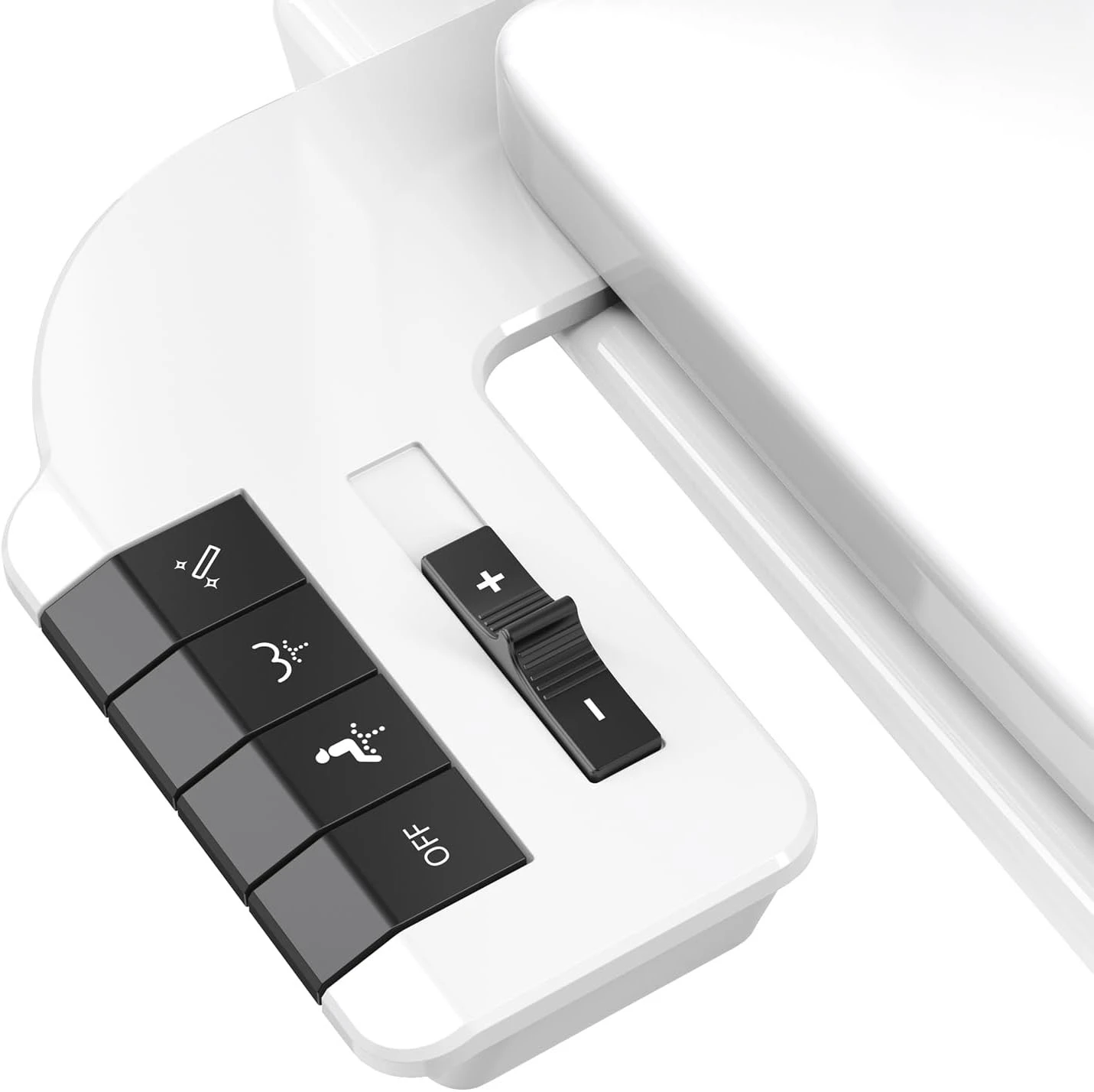 Bidet Toilet Seat Attachment with Pressure Controls