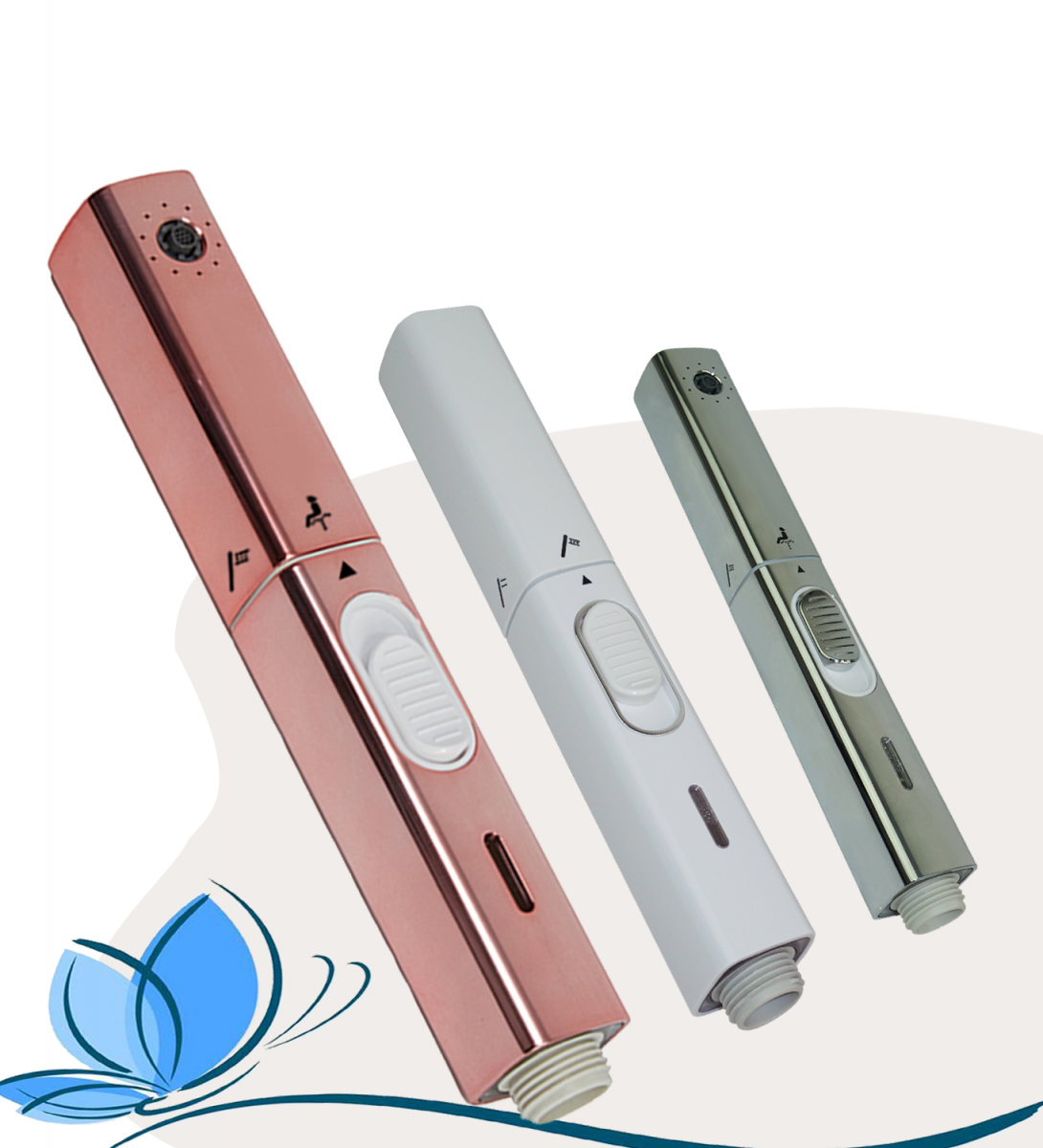ABS plastic portable hand bidet shower toilet spray