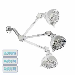 Easy Installation Shower Extension Arm Stainless Steel Angle Adjustable