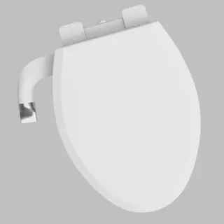 NEW Two-In-One Toilet Seats PP Heated Toilet Seat New V Shape Toilet Seat Temperature Adjustable Slow-Close