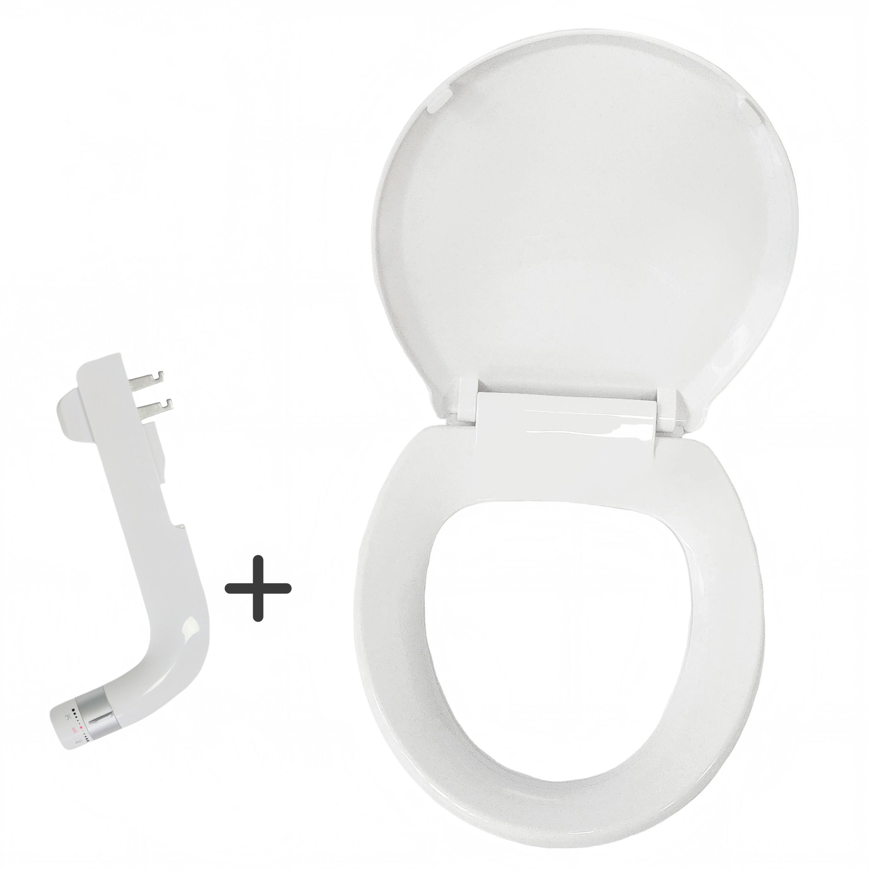 Cold Water Quick Release Toilet Seat Two-In-One Bidet Toilet Seat O Shape One-Key Detachable NEW