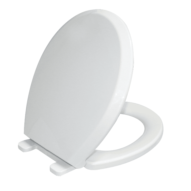 Durable PP Round Toilet Seat, Steady Fix System