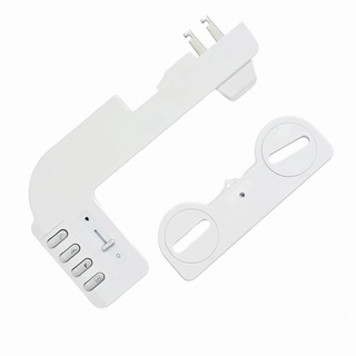 Modern ABS Non-Electric Bidet Toilet Attachment, Self-Cleaning Feminine Bidet for Bathroom
