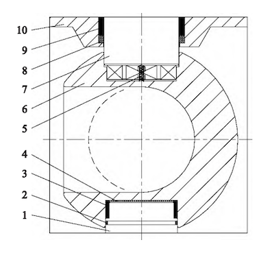 Ball fixing structure Ball fixing structure