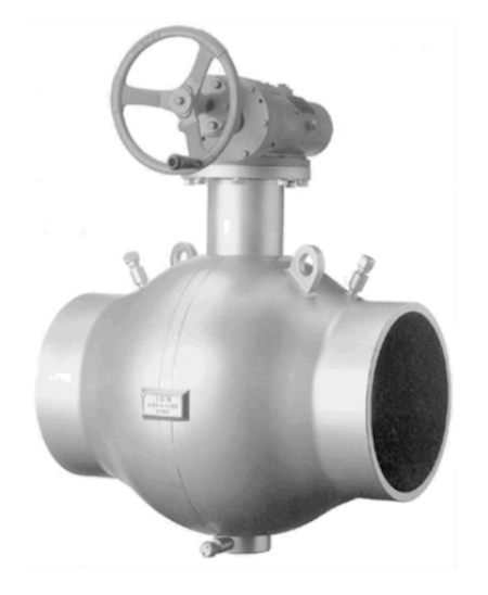 Fully welded ball valve