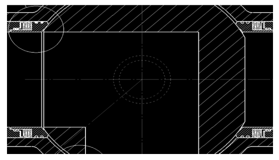 Schematic of the auxiliary valve seat structure