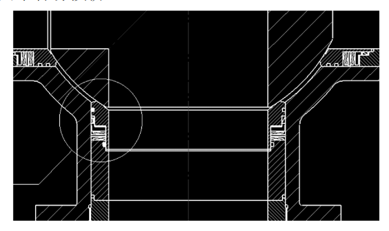 Schematic of the main valve seat structure