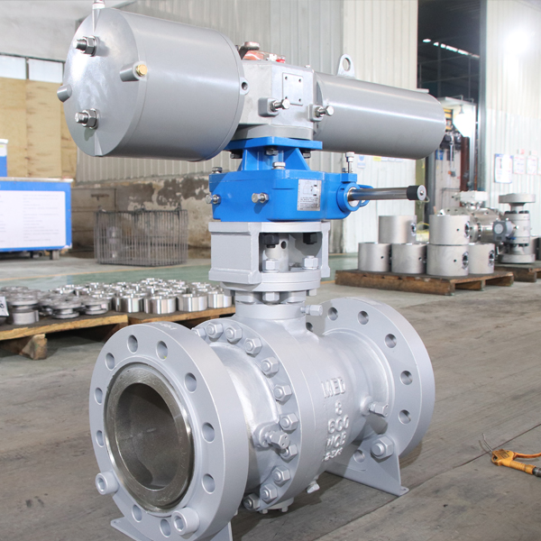 ASTM A216 WCB Cast Steel Ball Valve, 8 Inch, 600 LB, API 6D