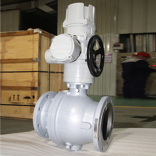 ASTM A216 WCB Electric Ball Valve, 8 Inch, 150 LB, RF