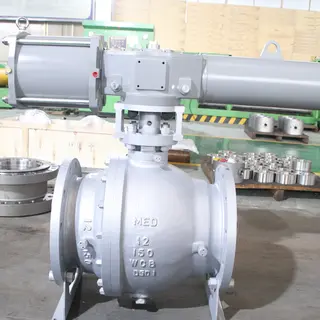 API 6D Cast Steel Ball Valve, A216 WCB, 12 Inch, 150 LB