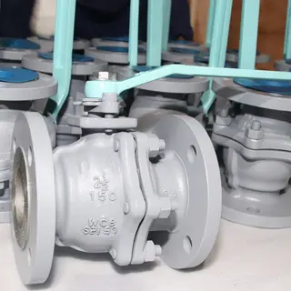 2-1/2 Inch 150 LB Cast Steel Ball Valve, ASTM A216 WCB