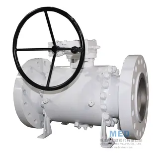 API 6D Trunnion Ball Valve, 26IN, 900 LB, ASTM A216 WCB, RTJ