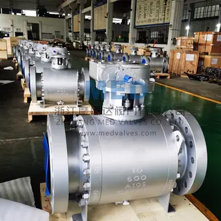 ASTM A105 Ball Valve, 10 Inch, 600 LB, API 6D