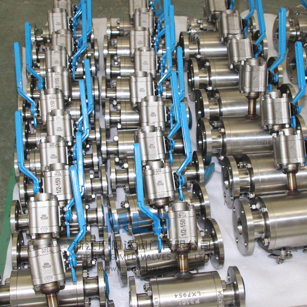 Stainless Steel Double Ball Valve, 2 Inch, 600 LB, API 6D