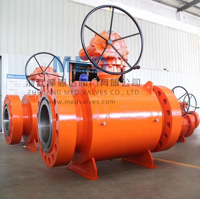 ASTM A350 LF2 Fully Welded Ball Valve, API 6D, 18 IN, 1500 LB