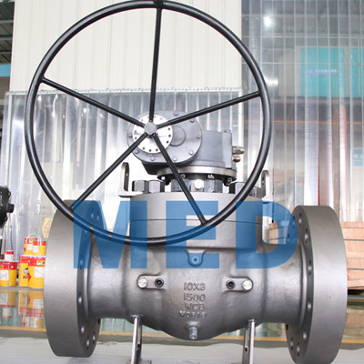 Gearbox Operated Ball Valve, ASTM A351 CF8, 12 Inch, 300 LB
