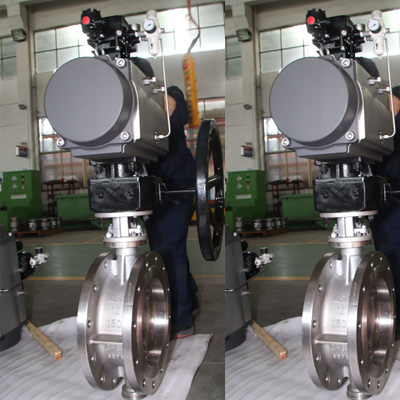 ASTM A351 CF8 Butterfly Valve, 12 Inch, RF, 150 LB, API 609