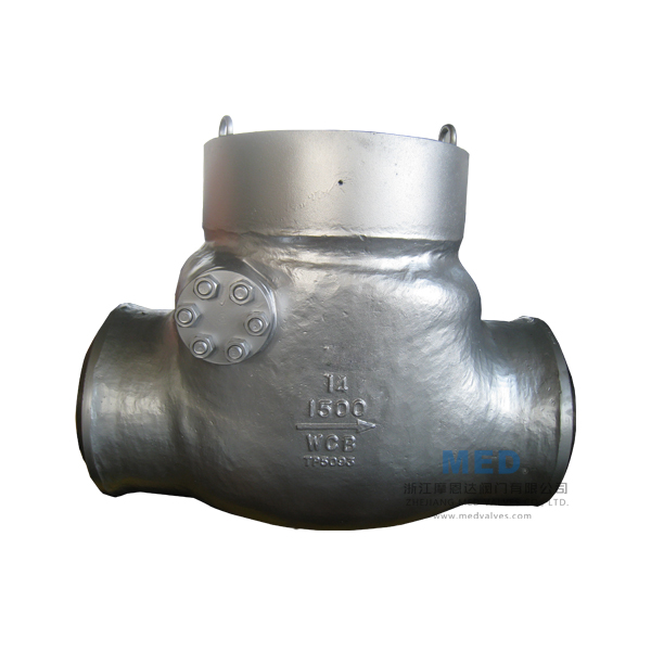 Cast Steel Swing Check Valve, 14 Inch, 1500 LB, RF End