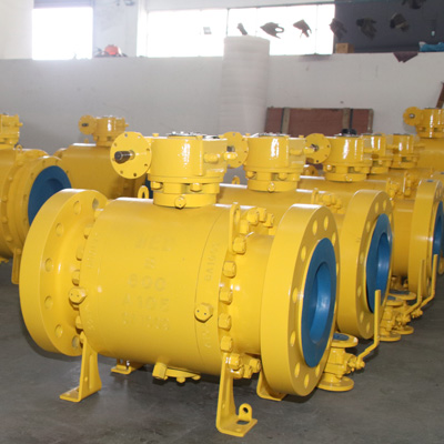 8 Inch 600 LB Trunnion Ball Valve, ASTM A105N, API 6D, RF