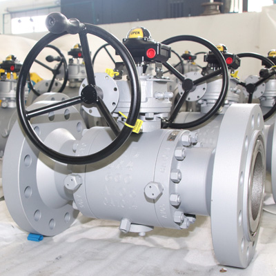 ASTM A182 F51 Ball Valve, API 6D, 6 Inch, 600 LB, RF