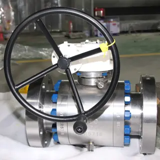 ASTM A182 F316 Trunnion Ball Valve, 4 IN, CL900, RF, API 6D