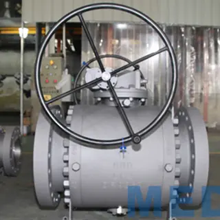 ASTM A352 LCC Three Way Ball Valve, 12 IN, CL600, API 6D, RF