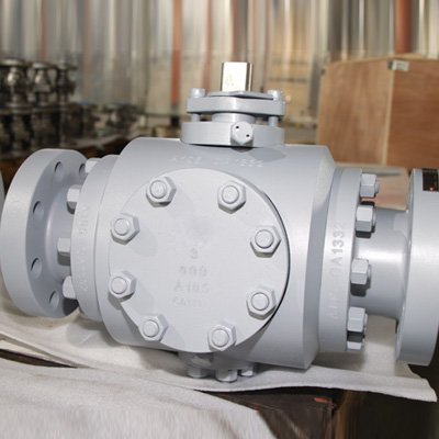 Three Port Ball Valve, ASTM A105, CL600, 3 Inch, RF, API 6D