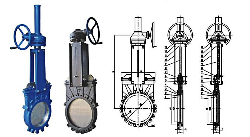 Bevel Gear Knife Gate Valve