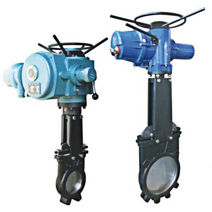Electrically Actuated Knife Gate Valve, PN10, DN50-1200