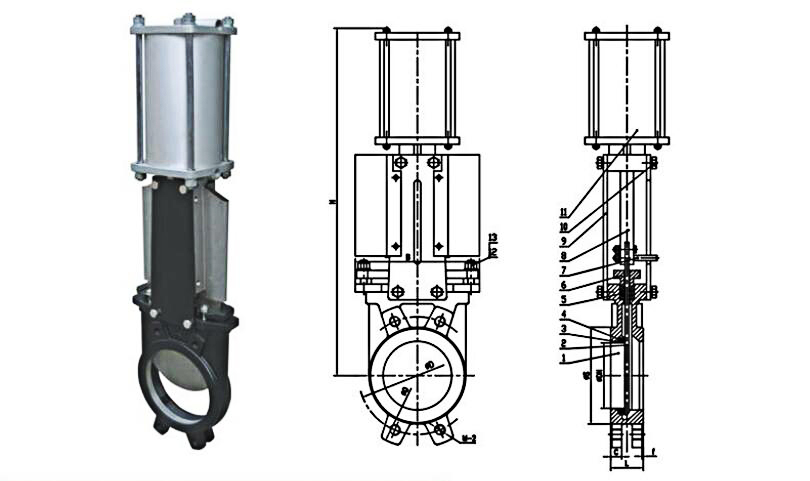 Pneumatic Knife Gate Valve