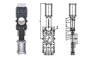 Through Conduit Knife Gate Valve
