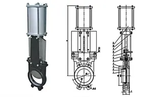 Pneumatic Knife Gate Valve