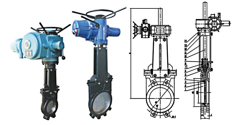 Electrically Actuated Knife Gate Valve
