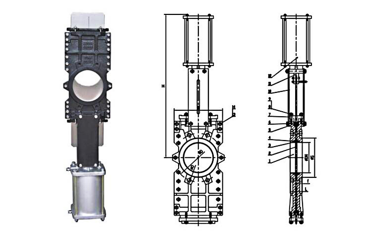 Through Conduit Knife Gate Valve