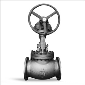 API 598 Globe Valve, 10 Inch, 150 LB, ASTM A216 WCB, RF