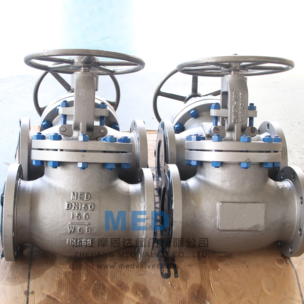 ASTM A216 WCB Globe Valve, 6 Inch, 150 LB, API 6D